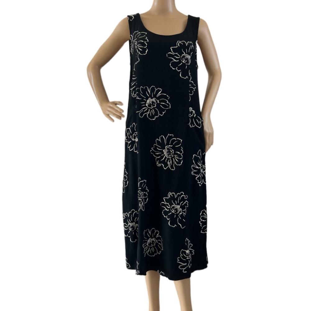 Vintage 90s Long Floral Dress USA